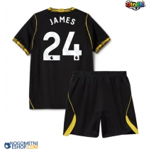 Otroški Nogometni dresi Chelsea Reece James #24 Gostujoči 2026-27 Kratek Rokav (+ Kratke hlače)
